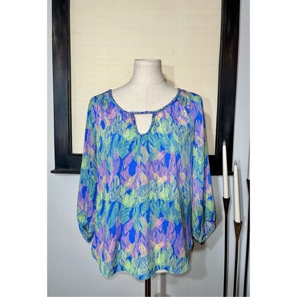 American Eagle Tropical Blouse - Medium - Picture 2 of 7